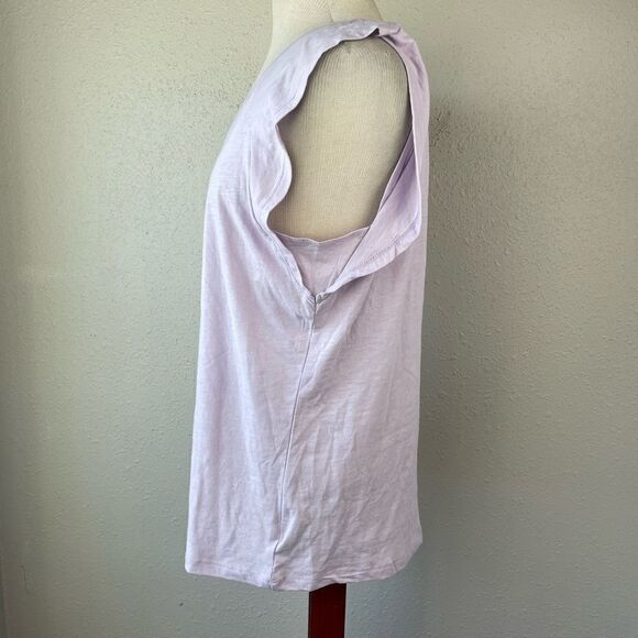 NWT Sanctuary Pastel Purple Sleeveless V-Neck Top Size L - Picture 3 of 6